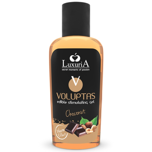 INTIMATELINE LUXURIA - VOLUPTAS GEL DE MASSAGEM COMESTÍVEL EFEITO AQUECEDOR - CHOCONUT 100 ML