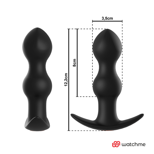 ANBIGUO - PLUGUE DE CONTROLE REMOTO WATCHME VIBRADOR ANAL TIBÉRIO