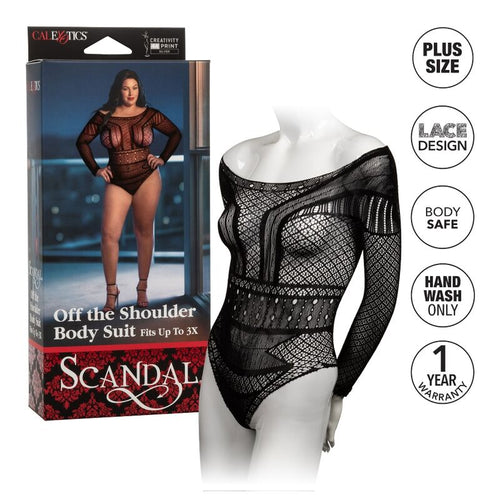 CALEXOTICS - TERNO DE OMBRO SCANDAL PLUS SIZE