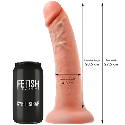 FETISH SUBMISSIVE CYBER STRAP - ARNÊS COM DILDO E BALA CONTROLE REMOTO TECNOLOGIA WATCHME L