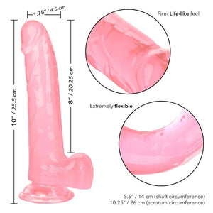 CALEXOTICS - DILDO QUEEN TAMANHO ROSA 20.3 CM