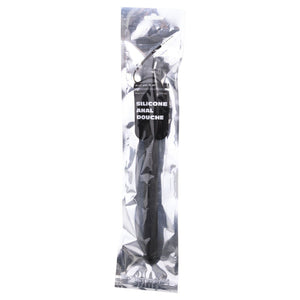 ALL BLACK - DUCHE ANAL DOBRVEL SILICONE 27 CM