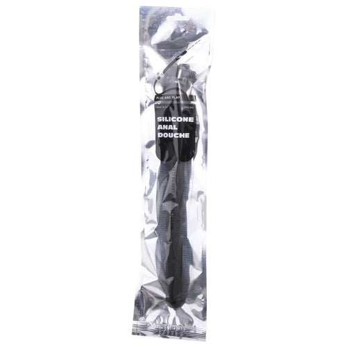 ALL BLACK - SILICONE ANAL DE CHUVEIRO ENORME 27 CM