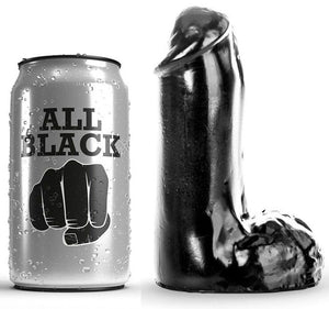 ALL BLACK - DILDO REALÍSTICO 13 CM