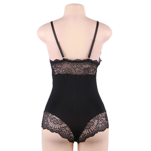 QUEEN LINGERIE - LACE TEDDY S/M