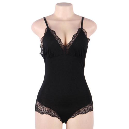 QUEEN LINGERIE - LACE TEDDY S/M