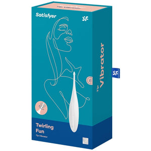 SATISFYER - VIBRADOR TWIRLING FUN TIP BRANCO