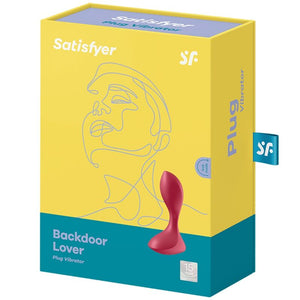 SATISFYER - PLUG VIBRATÓRIO BACKDOOR LOVER VERMELHO