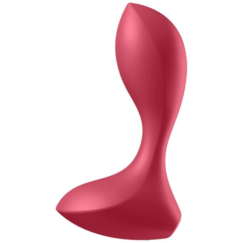 SATISFYER - PLUG VIBRATÓRIO BACKDOOR LOVER VERMELHO