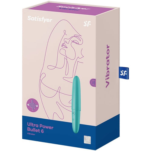 SATISFYER - ULTRA POWER BULLET 6 TURQUESA