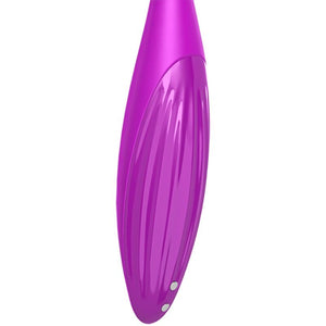 SATISFYER - VIBRADOR TWIRLING JOY CLIT TIP FÚCSIA