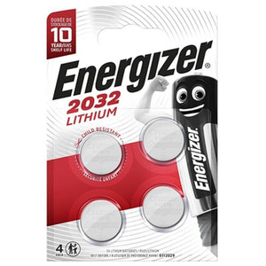 ENERGIZER - BATERIA BOTO DE LÍTIO CR2032 3V 4 UNIDADE