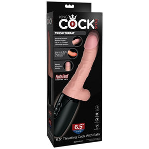 KING COCK - PLUS TRIPLE THREAT TOM DE PELE CLARO