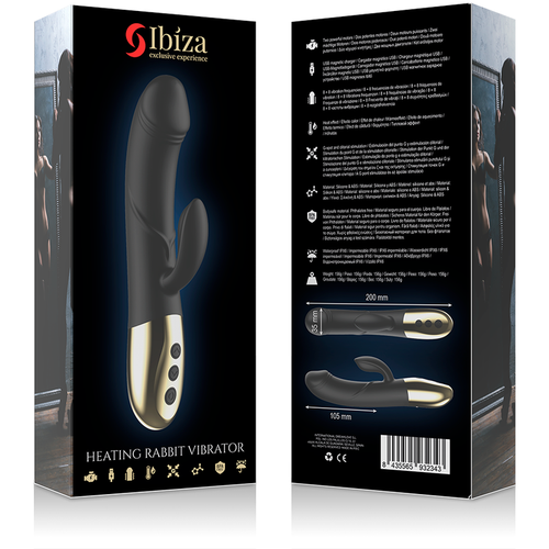 IBIZA - VIBRADOR ANATÔMICO PODEROSO COM COELHO