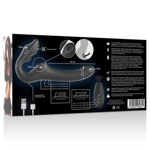 IBIZA - VIBRADOR STRAPLESS DE CONTROLE REMOTO 3 MOTORES 1000 COMBINAÕES.