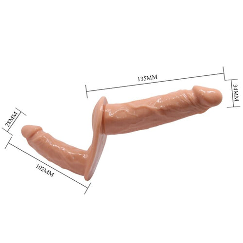 BAILE - ULTRA APAIXONADO DILDOS DUPLOS COM ARNÊS