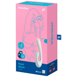 SATISFYER - APLICATIVO VIBRADOR DE ONDAS DE CALOR ROSA