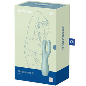 SATISFYER - VIBRADOR THREESOME 3 ROSA