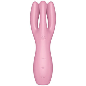 SATISFYER - VIBRADOR THREESOME 3 ROSA