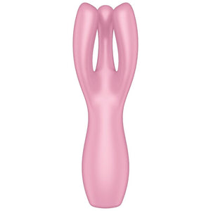 SATISFYER - VIBRADOR THREESOME 3 ROSA