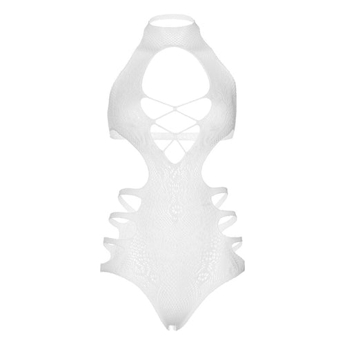 LEG AVENUE - CORTE STRAPPY BODYSUIT TAMANHO ÚNICO - BRANCO