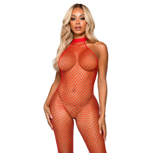 LEG AVENUE - LE FRIVOLE BODYSTOCKING - PESCOO RACER TAMANHO ÚNICO - PRETO