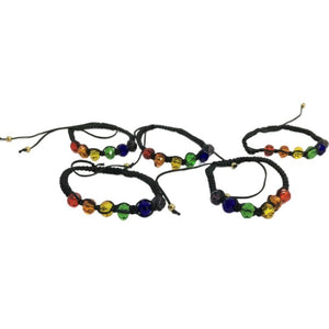 PRIDE - PULSEIRA DE FRISAS COM BANDEIRA LGBT