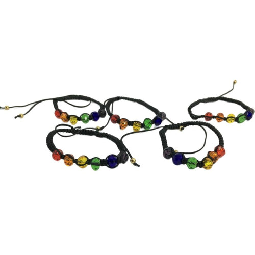 PRIDE - PULSEIRA DE FRISAS COM BANDEIRA LGBT