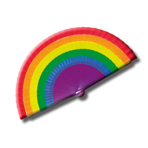 PRIDE - VENTILADOR DE MADEIRA BANDEIRA LGBT