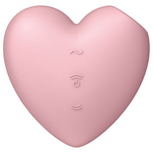 SATISFYER - CUTIE HEART ESTIMULADOR DE PULSO E VIBRADOR DE AR AZUL