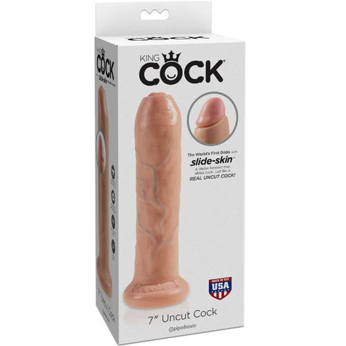 KING COCK - DILDO REALÍSTICO CARNE SEM CORTES 21 CM