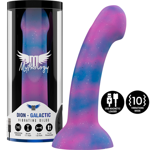 MYTHOLOGY - DION GALACTIC DILDO M - VIBRADOR WATCHME TECNOLOGIA SEM FIO COMPATÍVEL