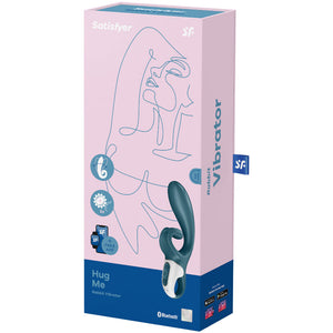 SATISFYER - APLICATIVO VIBRADOR DE COELHO HUG ME ROSA