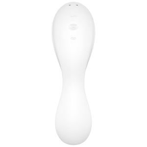 SATISFYER - CURVY TRINITY 5 ESTIMULADOR DE PULSO DE AR E APLICATIVO VIBRADOR BRANCO