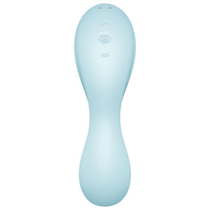 SATISFYER - CURVY TRINITY 5 ESTIMULADOR DE PULSO DE AR E APLICATIVO VIBRADOR BRANCO