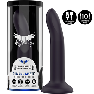 MYTHOLOGY - DUMAN MYSTIC DILDO M - VIBRADOR COMPATÍVEL COM A TECNOLOGIA WATCHME WIRELESS