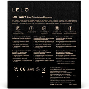 LELO - IDA WAVE MASSAGEIRO PARA CASAIS PRETO