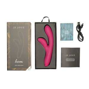 JE JOUE - VIBRADOR DE COELHO HERA - FÚCSIA