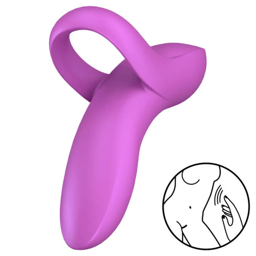 SATISFYER - VIBRADOR DE DEDO BOLD LOVER BRANCO