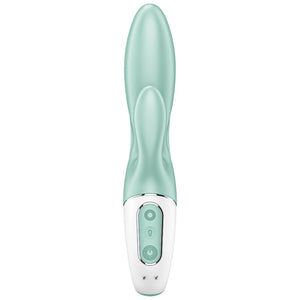 SATISFYER - AIR PUMP BUNNY 5+ APLICATIVO VIBRADOR DE COELHO INFLVEL VERDE