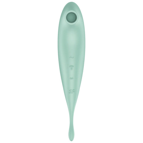 SATISFYER - TWIRLING PRO+ ESTIMULADOR DE PULSO DE AR E APLICATIVO VIBRADOR VERMELHO