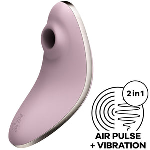 SATISFYER - VULVA LOVER 1 ESTIMULADOR E VIBRADOR DE PULSO DE AR VIOLETA