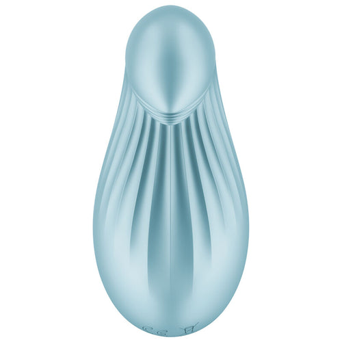 SATISFYER - VIBRADOR LAY-ON DIPPING DELIGHT AZUL