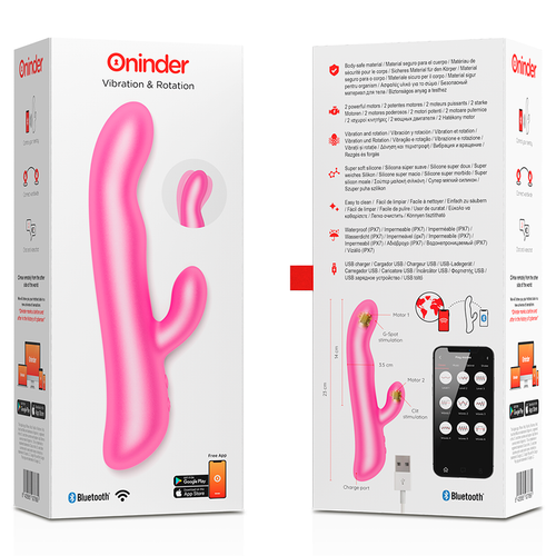 ONINDER - OSLO VIBRATION & ROTATION PINK - APLICATIVO GRATUITO