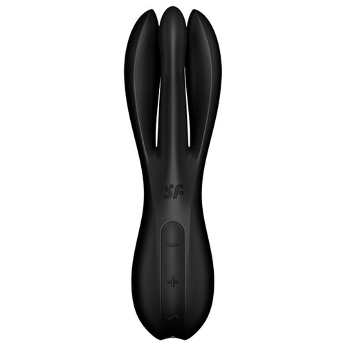 SATISFYER - VIBRADOR THREESOME 2 PRETO