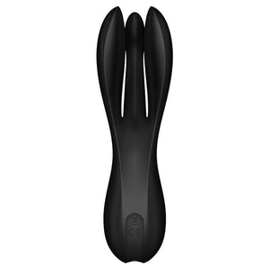 SATISFYER - VIBRADOR THREESOME 2 PRETO