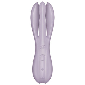 SATISFYER - VIBRADOR THREESOME 2 PRETO