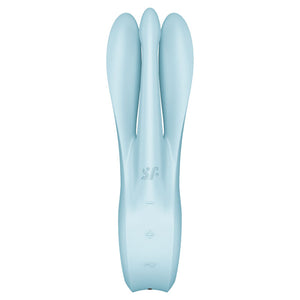 SATISFYER - VIBRADOR THREESOME 1 AZUL