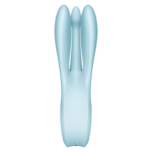 SATISFYER - VIBRADOR THREESOME 1 AZUL