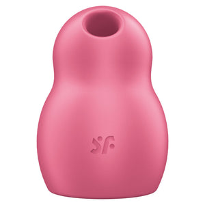 SATISFYER - PRO TO GO 1 ESTIMULADOR E VIBRADOR DE PULSO DE AR DUPLO VERMELHO